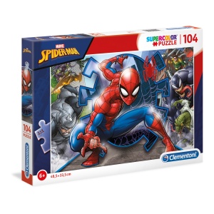 CLEM. PUZZLE SPIDERMAN 104PCS
