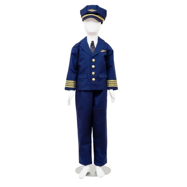 CHILD PILOT DRESS-UP 7-5 YEARS