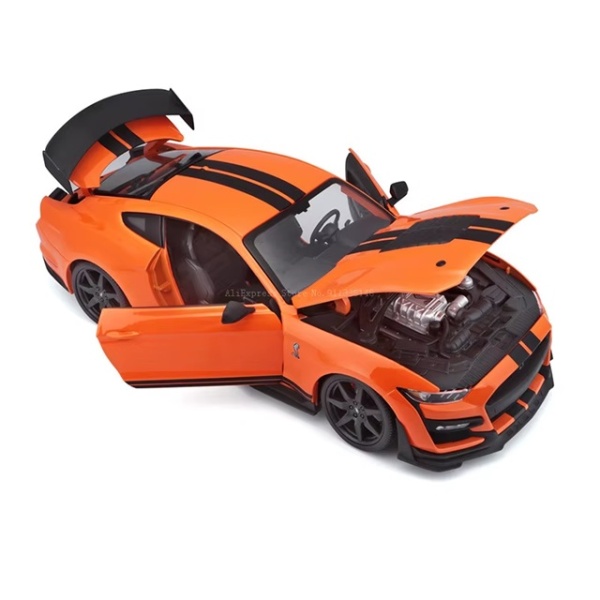 ⁦1:18 2020 MUSTANG SHELBY GT500 ORANGE⁩ - الصورة ⁦2⁩