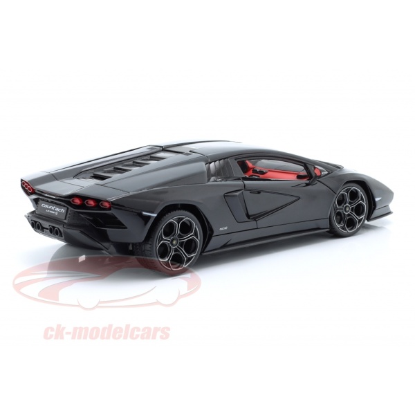 ⁦1:18 LAMBORGHINI COUNTACH LPI 800-4 BLACK⁩ - الصورة ⁦2⁩
