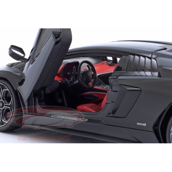 ⁦1:18 LAMBORGHINI COUNTACH LPI 800-4 BLACK⁩ - الصورة ⁦3⁩