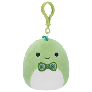 Squishmallows 3.5" Little Plush - Clip-on - Danny - Green Dino W/Bowtie