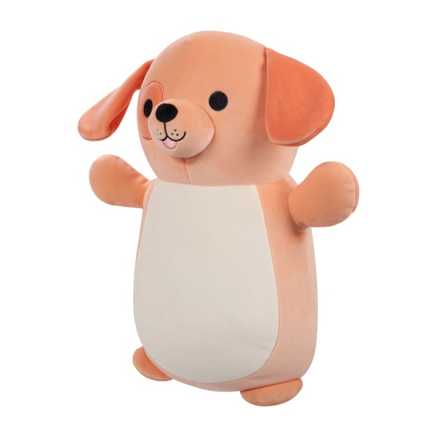 SQK - Large Plush (14" Squishmallows) (Drella - Peach Dog - HugMees)