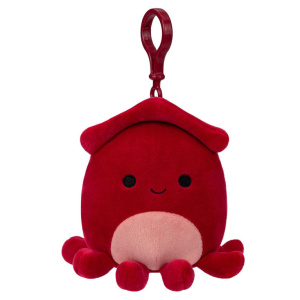 Squishmallows 3.5" Little Plush - Clip-on - Altman - Red Squid