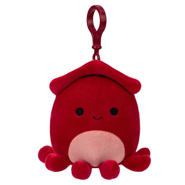 Squishmallows 3.5" Little Plush - Clip-on - Altman - Red Squid