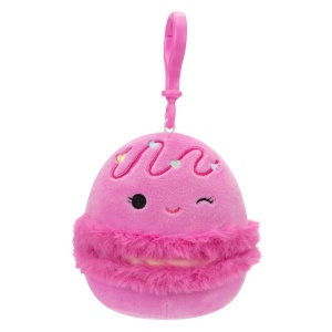 Squishmallows - Little Plush - 3.5" Clip-On - Middy - Winking Pink Macaron