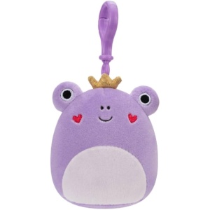 Squishmallows - Little Plush - 3.5" Clip-On - Francine - Purple Frog w/Heart Cheeks