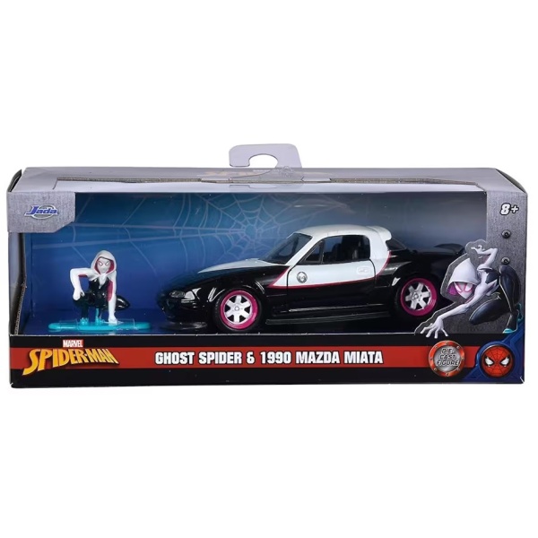 ⁦Marvel Ghost Spider 1990 Miata 1:32⁩ - الصورة ⁦2⁩