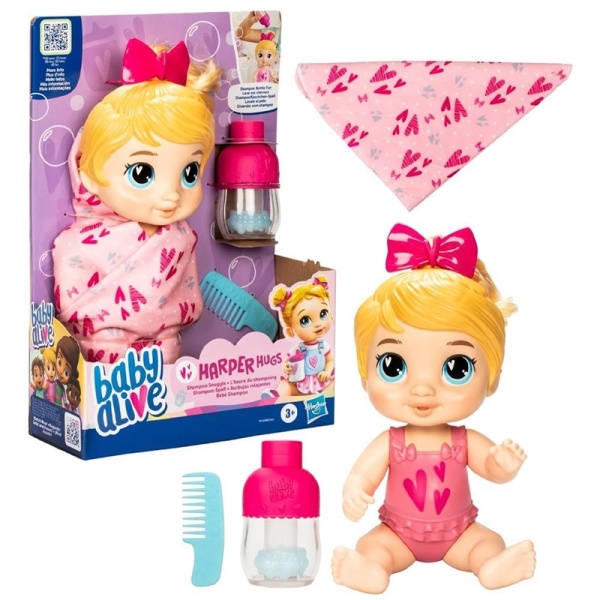 BA PRETEND SHAMPOO SNUGGLE BLDH HARPER