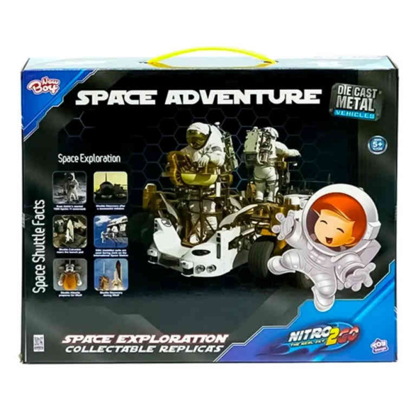 ⁦Nitro2Go Die-Cast Metal Space Adventure (17pcs)⁩ - الصورة ⁦2⁩