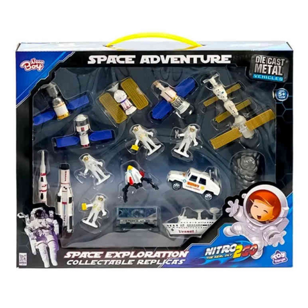⁦Nitro2Go Die-Cast Metal Space Adventure (17pcs)⁩ - الصورة ⁦3⁩