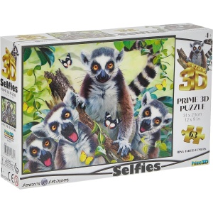 RING-TAILED LEMUR SELFIE PUZZLE 63PC