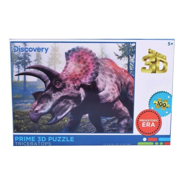 ⁦DISCOVERY - TRICERATOPS - 100PC⁩ - الصورة ⁦2⁩