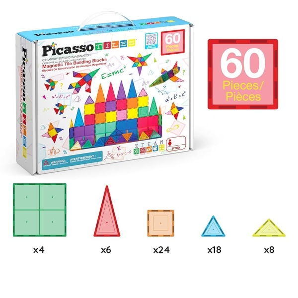 PICASSO MAGNETIC 3D BLOCKS 61PCS