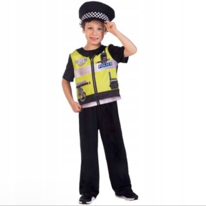 Child Costume Sustainable Police Age 8-10 Years