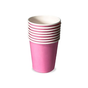 8 Cups New Pink Paper 250 ml