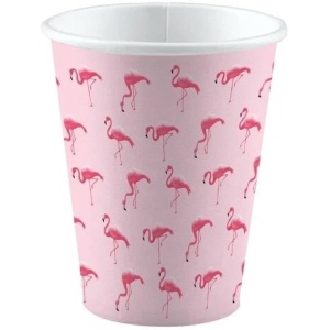 8 Cups Flamingo Paradise Paper 250 ml