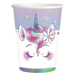 8 Cups Unicorn Dreams Paper 250 ml