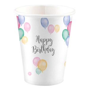 8 Cups Paper Get Wild 250 ml