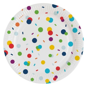 8 Plates Magical Unicorn Round Papier 18 cm