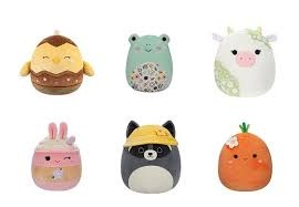 SQK-5IN SQSHMLWS LTL PLUSH EASTER ASST E 2024
