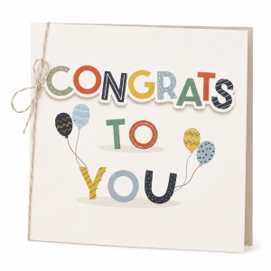 Gift Card CONGRATULATIONS OPEN